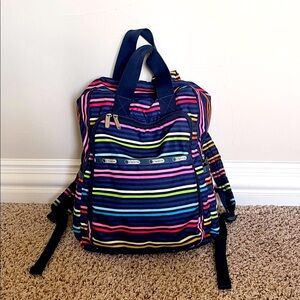 LeSportsac Utility Baby Backpack/ Diaper Bag